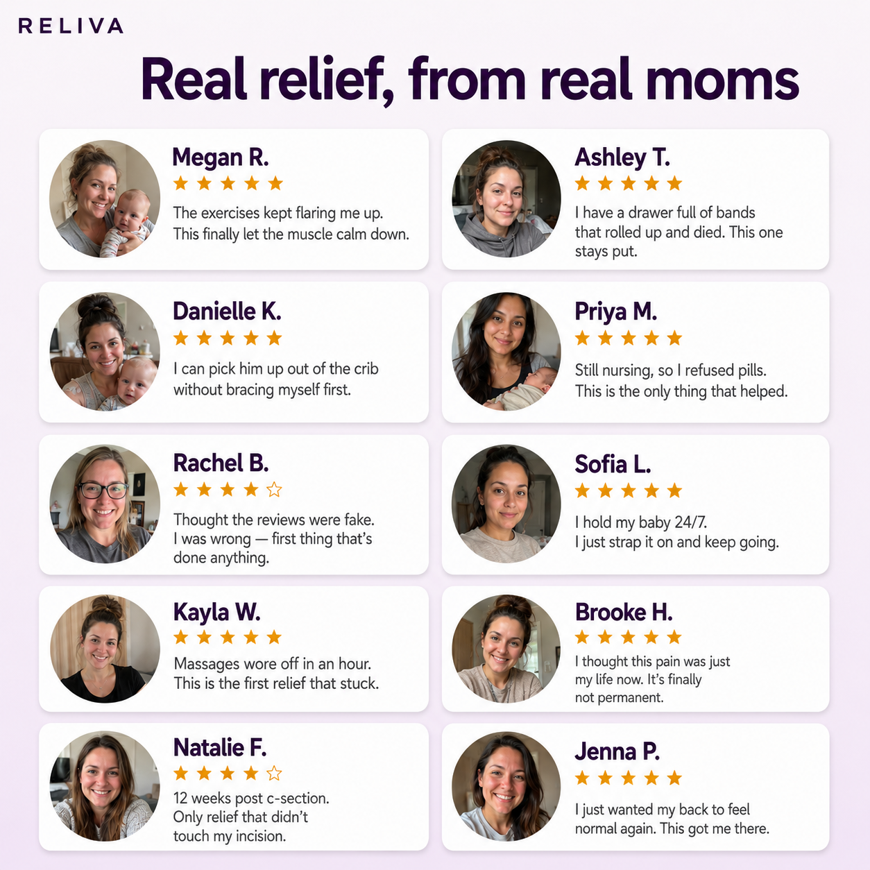 Reliva™ Postpartum Back Relief Ring